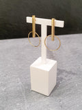 Boucles design en or jaune 18ct 382-185