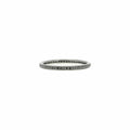Alliance Mini tour complet serti noire en or blanc et diamants