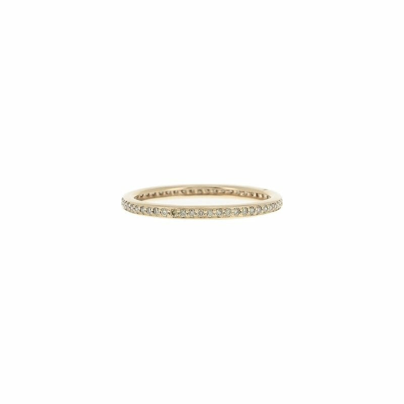 Alliance Mini tour complet serti en or rose et diamants