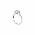 Bague en or blanc et diamant