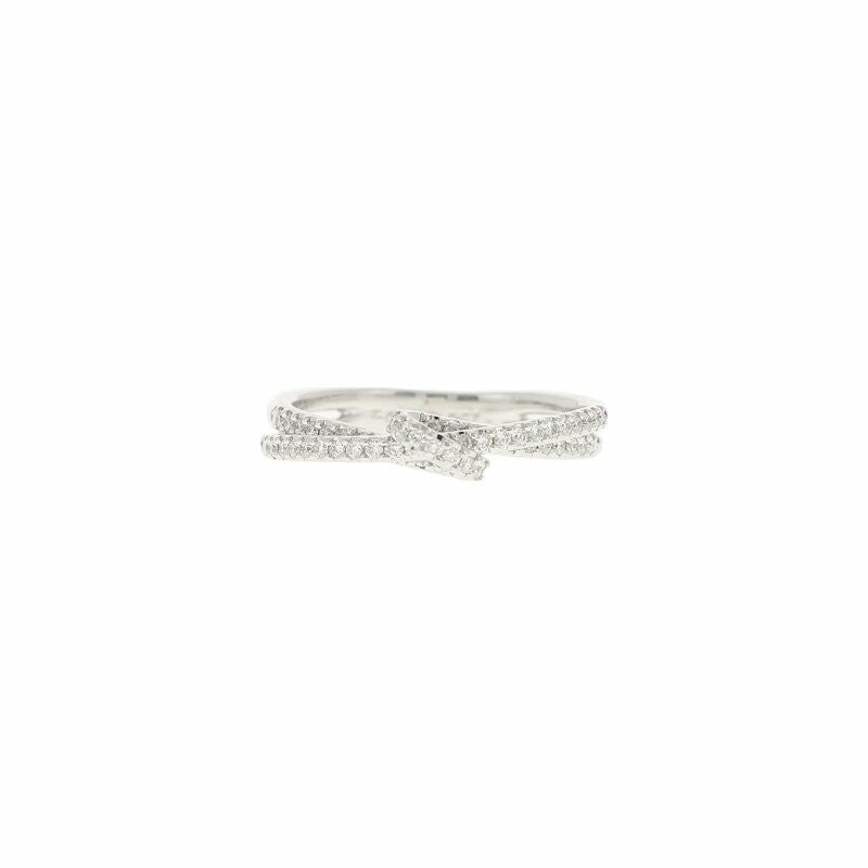 Bague Lien en or blanc et diamants