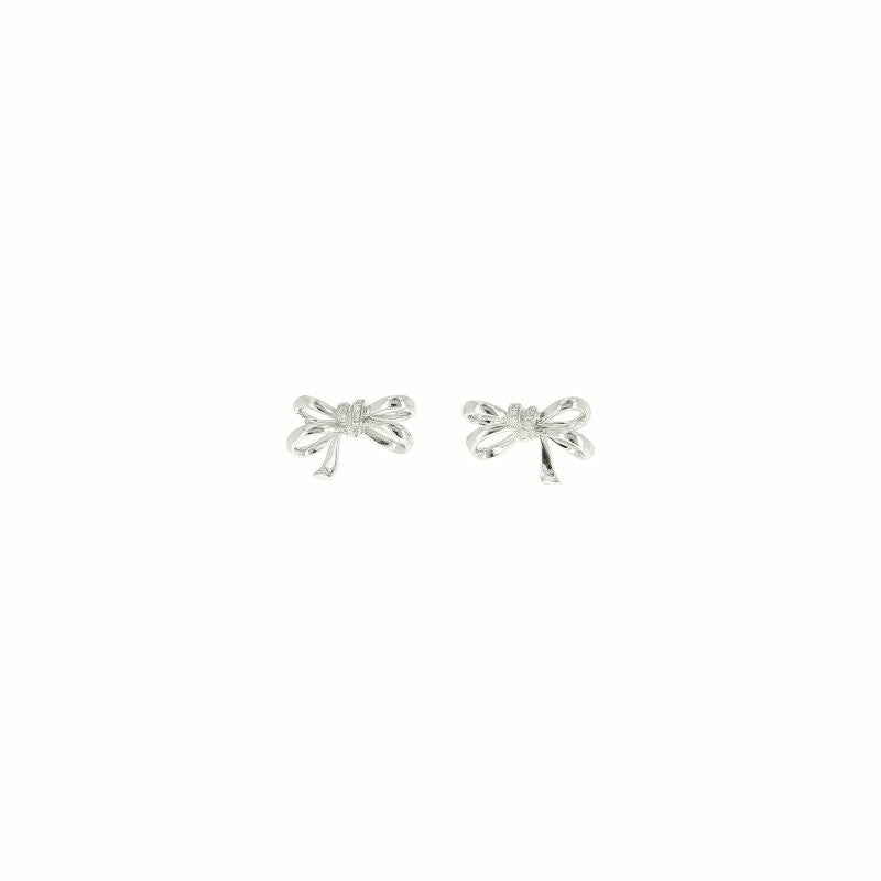 Boucles d'oreilles Rattrapantes en or blanc et diamants