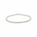 Collier en or blanc et rivière de diamants