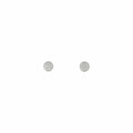 Boucles d'oreilles Mini Ronde en or blanc et diamants