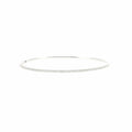 Bracelet jonc demi serti en or blanc et diamants