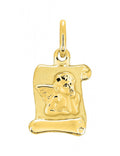 Pendentif parchemin ange en or 18ct 360-341