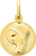 Médaille Vierge Marie en or jaune 18ct 360-357