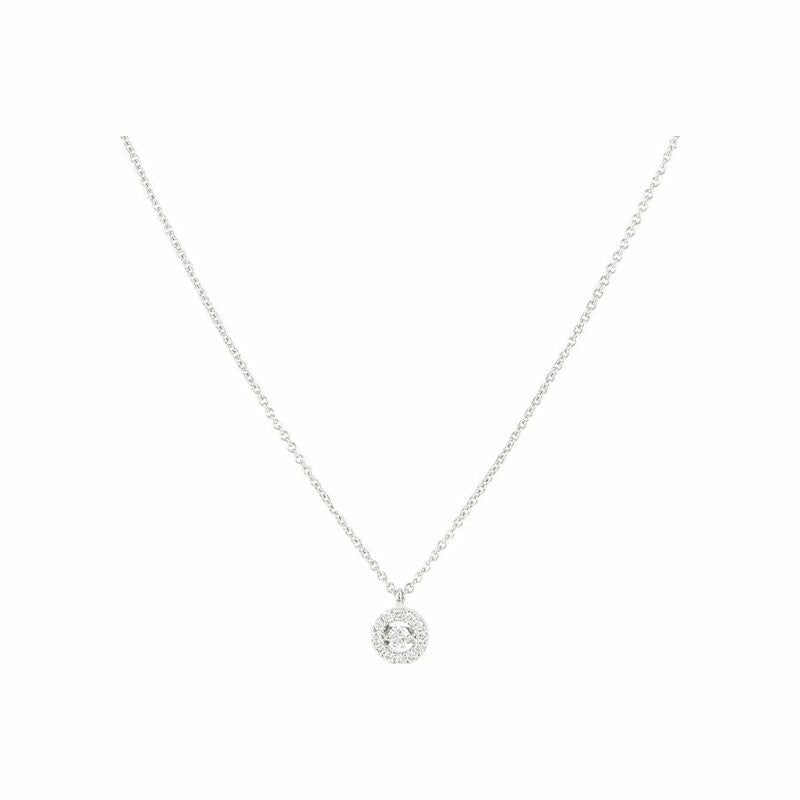 Collier Rond en or blanc et diamants