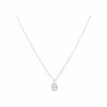 Collier Poire en or blanc et diamants