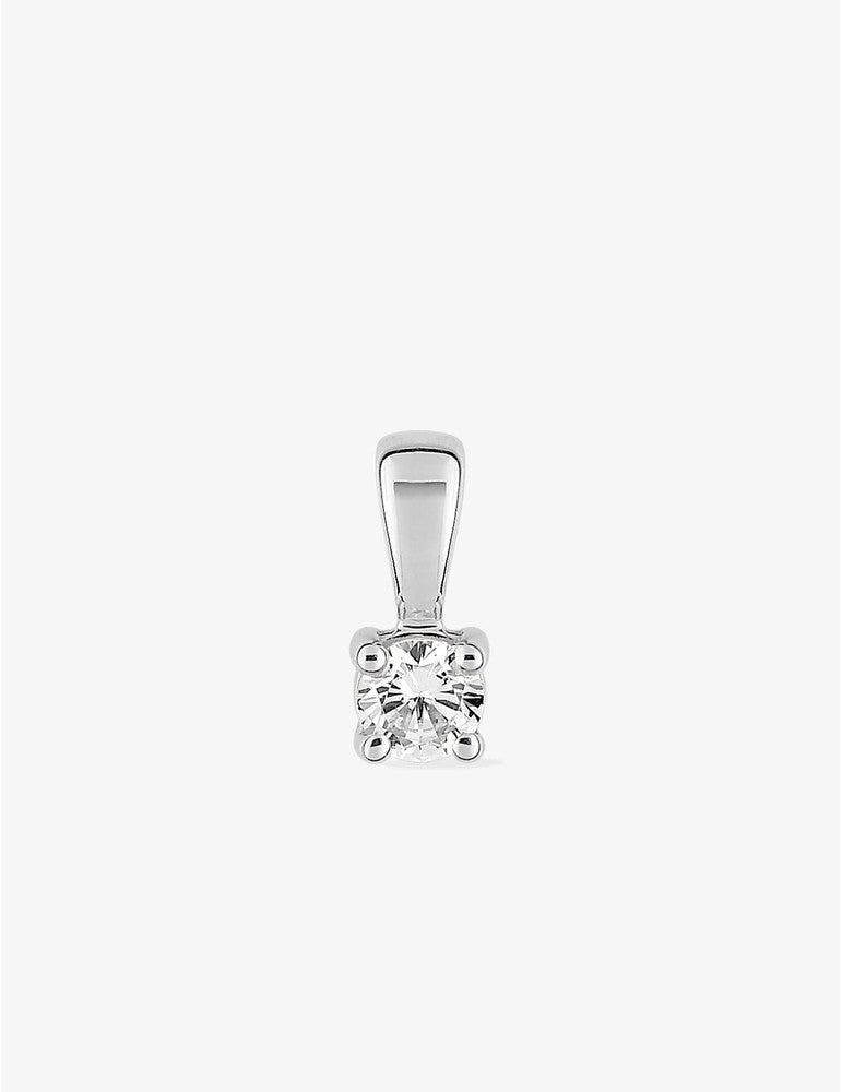 Pendentif en or blanc 18ct et zirconium 363-99