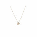 Collier Fleur serti en or rose et diamants