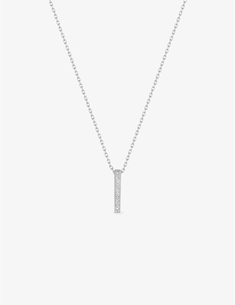 Collier en or blanc 9ct 454-56