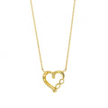 Chaine + pendentif coeur-infini en or 9ct 453-40