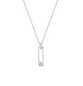 Collier en or blanc 9ct 454-59