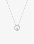 Collier en or blanc 9ct 454-55