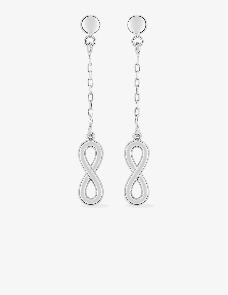 Boucles d'oreilles en or blanc 9 ct 483-76