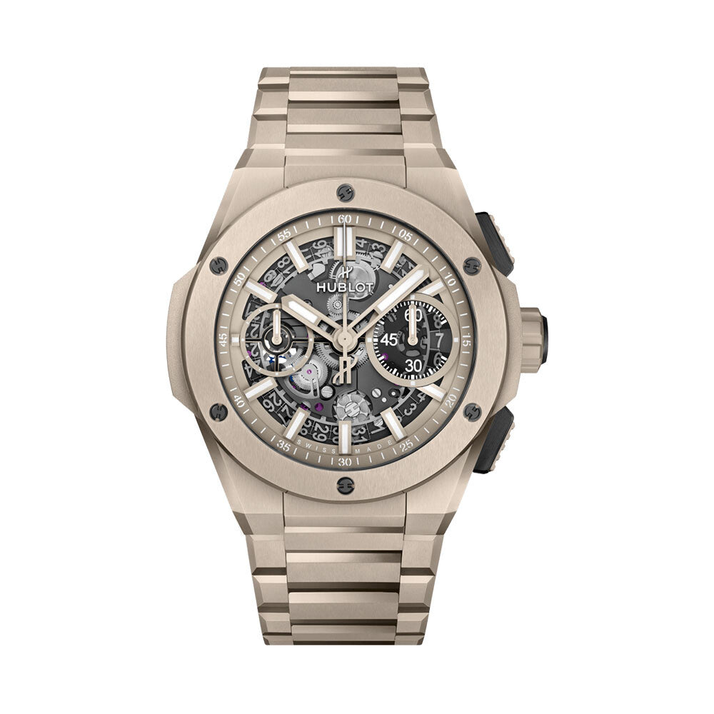Edition limitée            Montre Hublot Big Bang Integrated beige ceramic, édition limitée 42mm