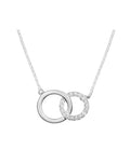 Collier en or blanc 9ct 454-57
