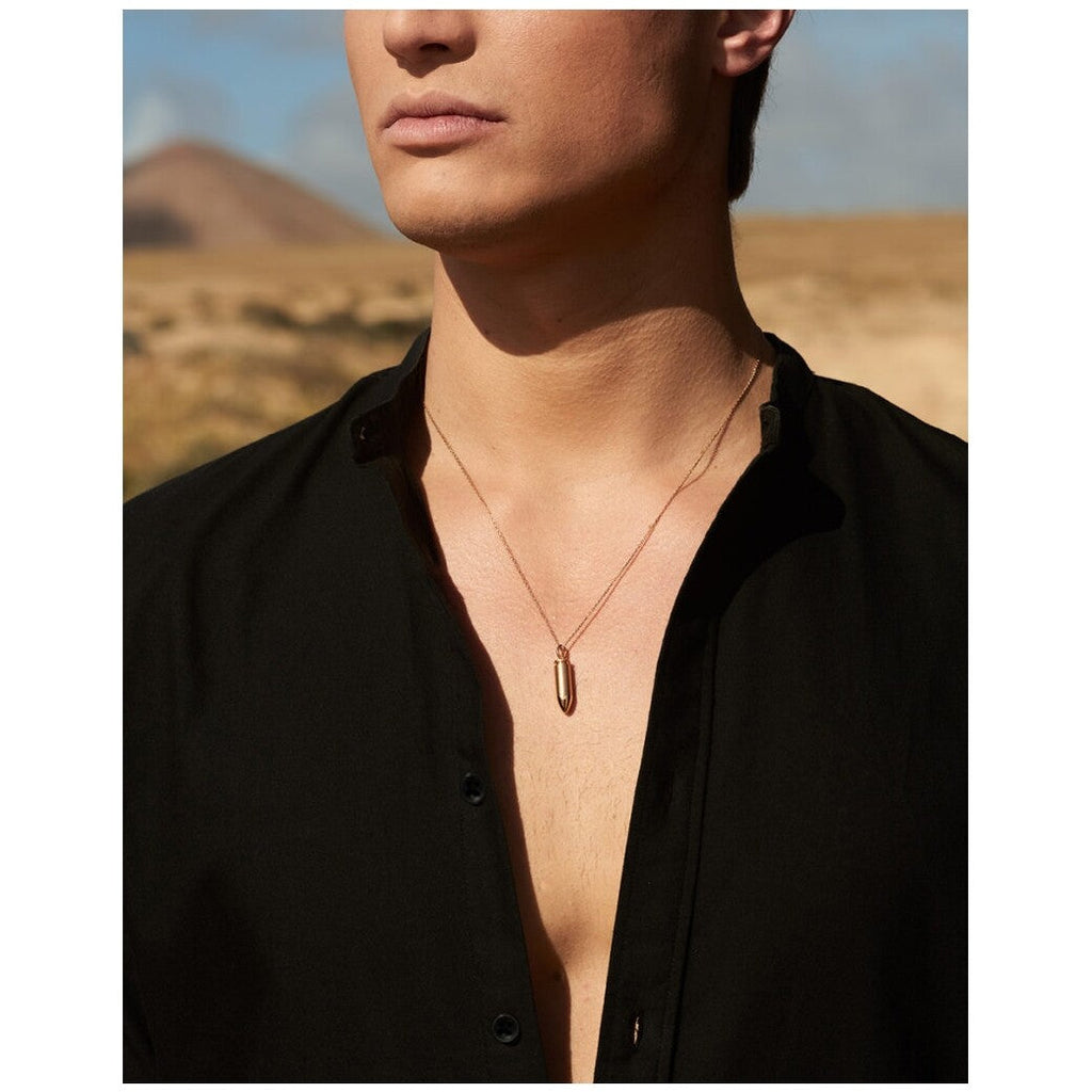 Pendentif Akillis sur chaîne Bang Bang en or rose
