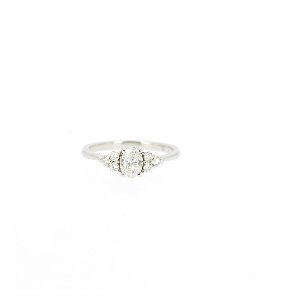 Bague or blanc et diamants