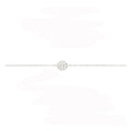 Bracelet or blanc puce serti diamants