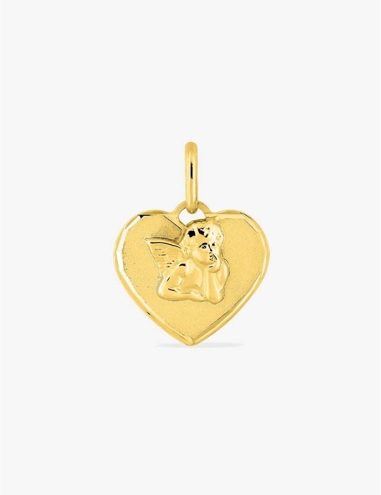 Pendentif ange coeur en or 9ct 469-234