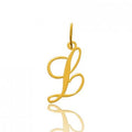 Pendentif initiale L en or 9ct