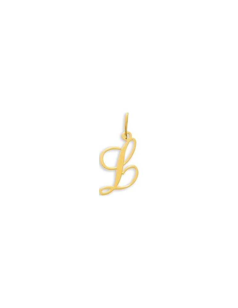 Pendentif initiale L en or 9ct
