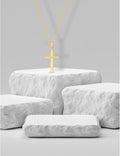 Pendentif croix en or jaune 9ct 469-325