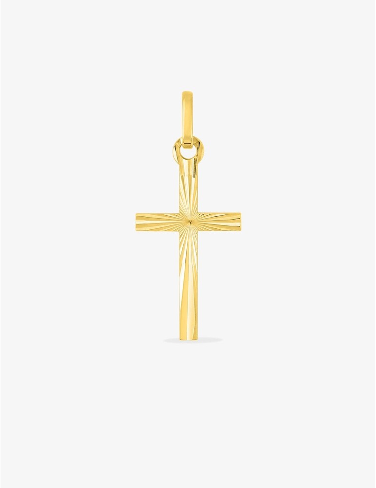 Pendentif croix en or jaune 9ct 469-325