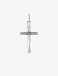 Pendentif Croix en or blanc 9ct 461-73