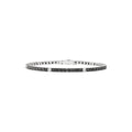 Bracelet Recarlo Face Cube or blanc serti diamants noir et blanc