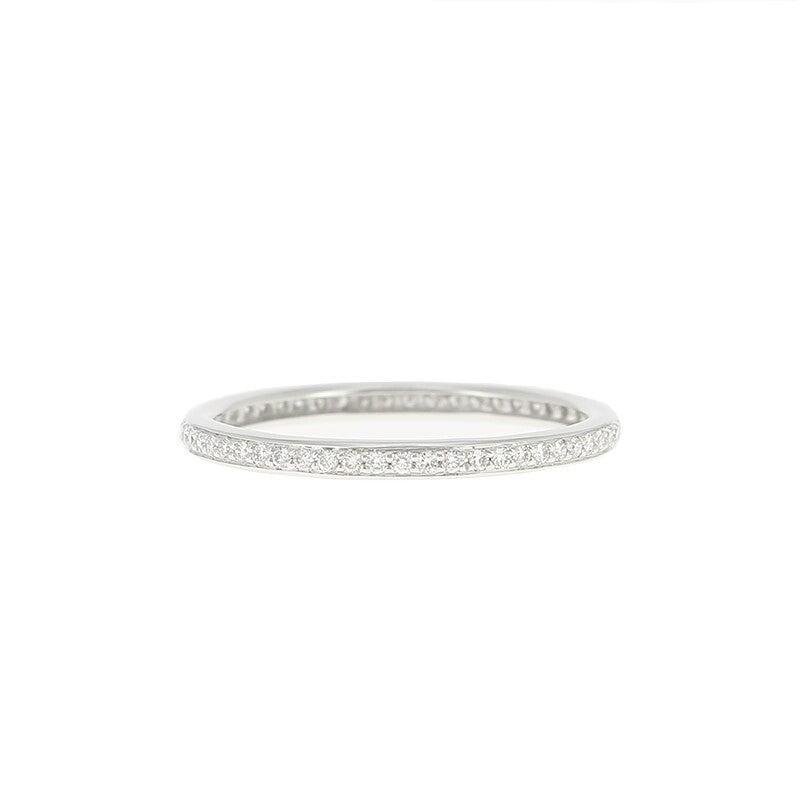 Alliance Mini tour complet en or blanc et diamants