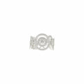Bague Tourbillon serti en or blanc et diamants