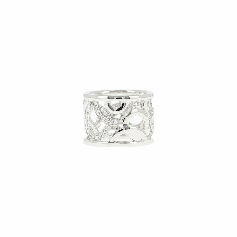 Bague Tourbillon en or blanc et diamants