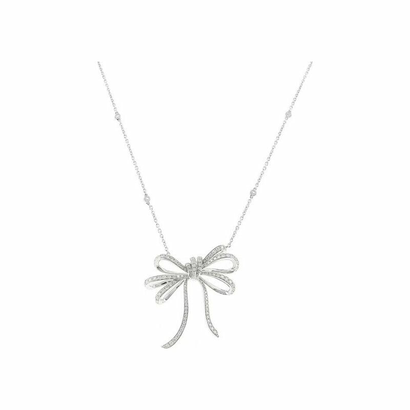 Collier Rattrapante serti en or blanc et diamants