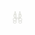 Boucles d'oreilles Tourbillon en or blanc et diamants