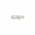 Bague Lien en or blanc et diamants, grand modèle
