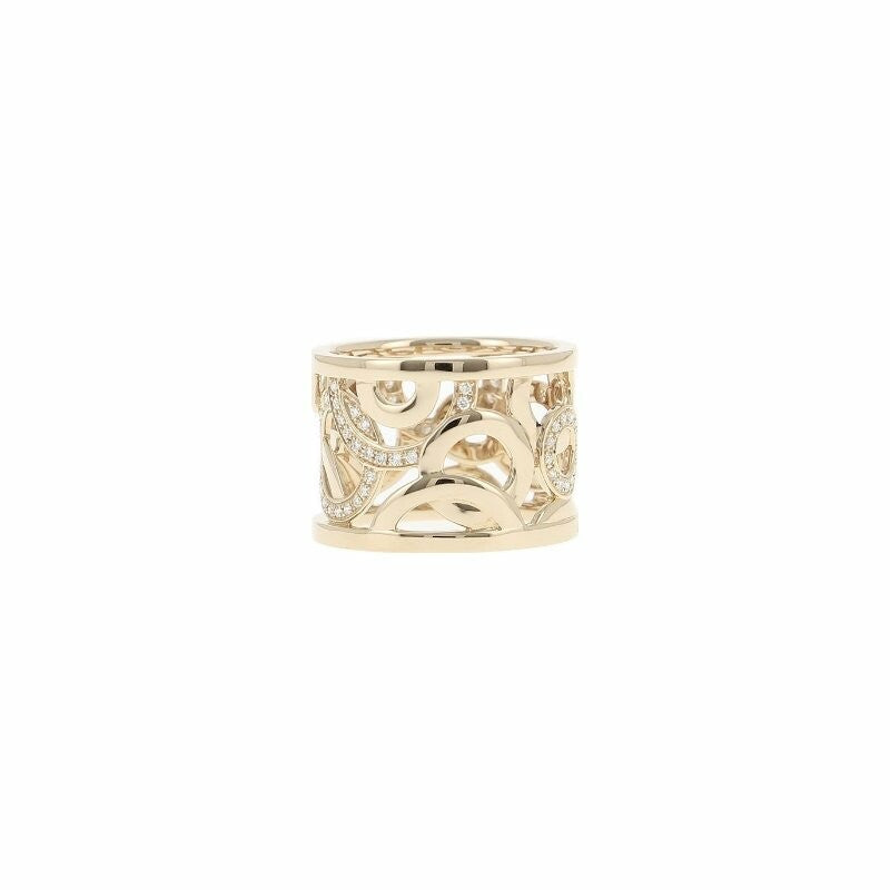 Bague Tourbillon en or rose et diamants