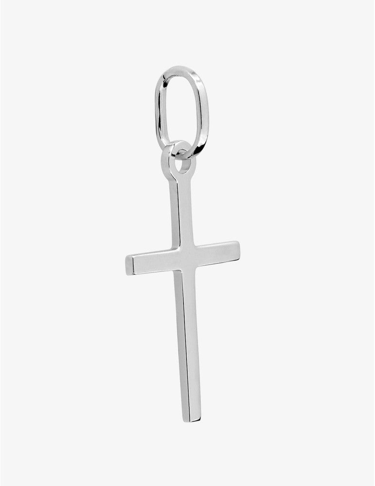 Pendentif croix en or blanc 9ct 463-319