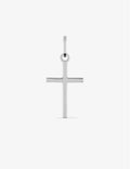 Pendentif croix en or blanc 9ct 463-319