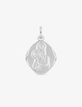 Pendentif Saint-Christophe en or blanc 9ct 461-77