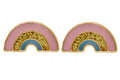 Boucles d'oreilles arc-en-ciel en or 18ct 386-179