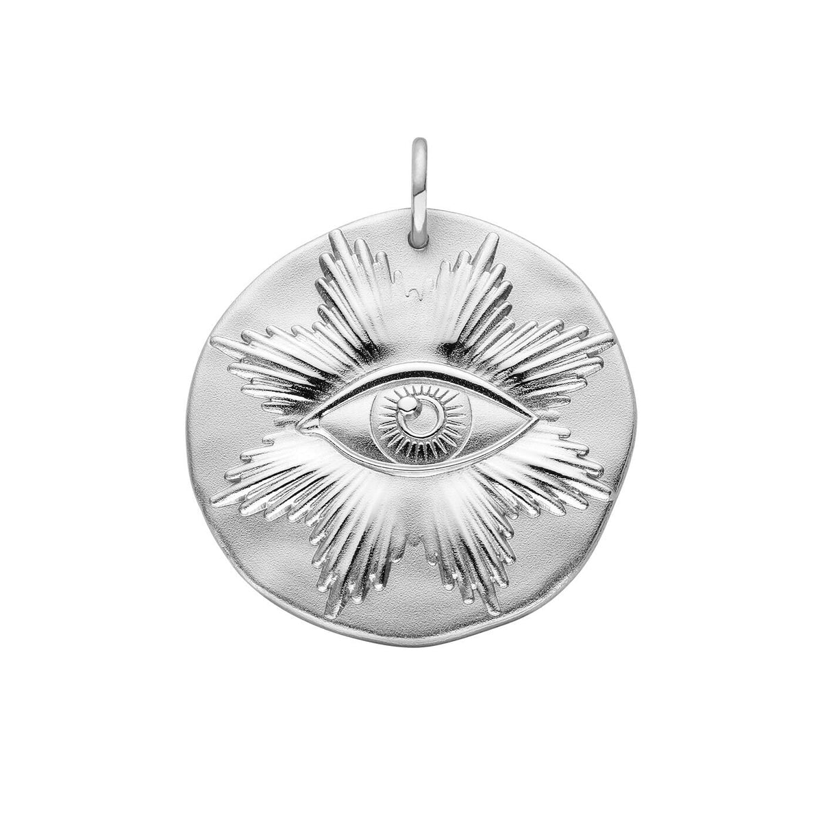 Médaille Arthus Bertrand Oeil 25mm argent rhodié