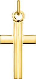Pendentif croix en or 18 ct 369-351