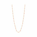 Collier Gigi Clozeau Classique en or jaune et résine rosée, 42cm