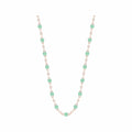Collier Gigi Clozeau Classique en or rose et résine jade, 42cm