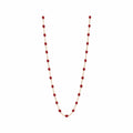 Collier Gigi Clozeau Classique en or rose et résine rouge, 42cm