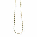 Collier Gigi Clozeau Classique en or rose et résine kaki, 42cm