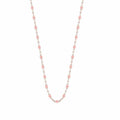 Collier Gigi Clozeau Classique en or rose et résine saumon, 42cm